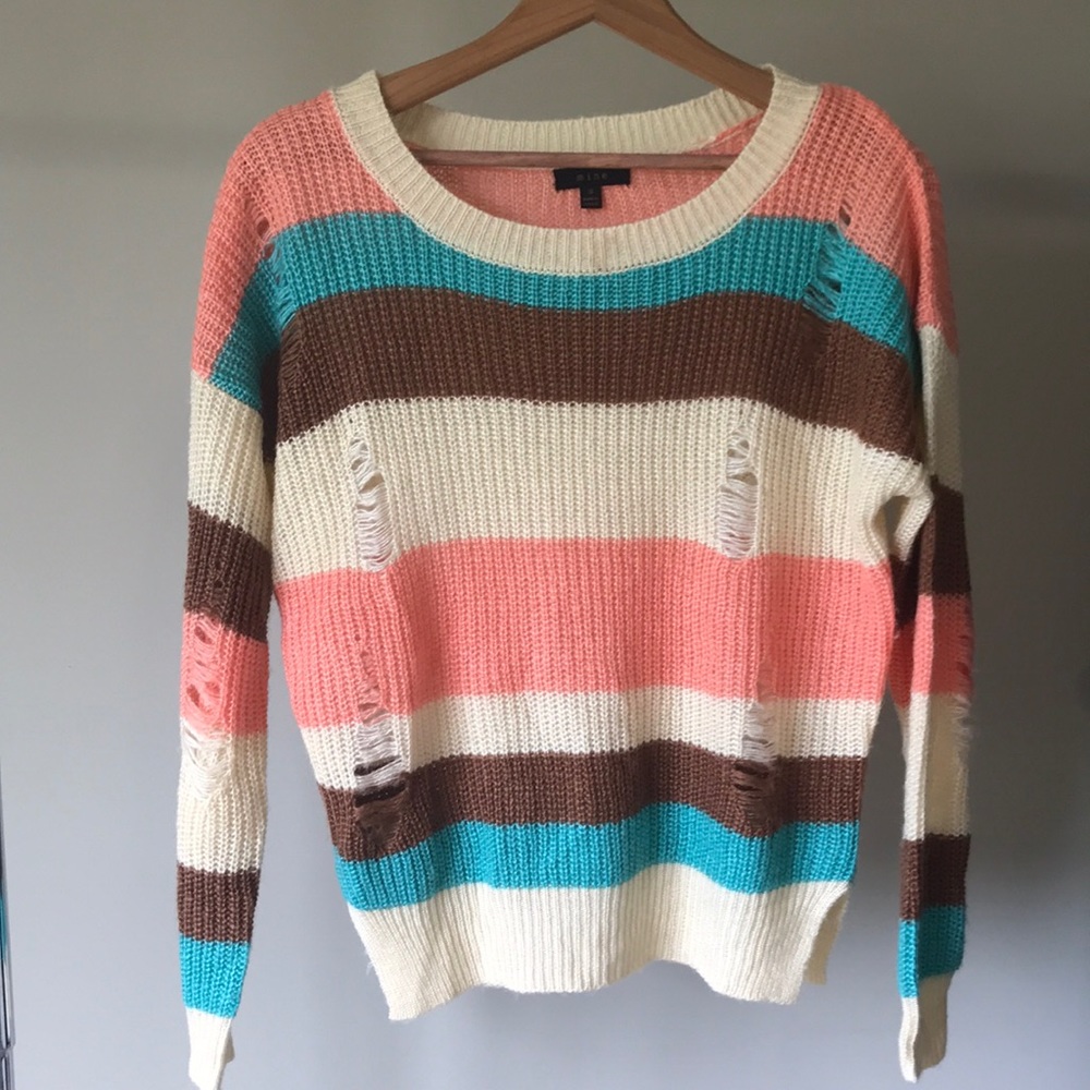 Mine | Distressed Sweater